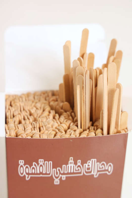500 Pcs Wooden Coffee Stirrers For Coffee &amp; Cocktails 140mm X 6mm