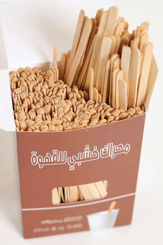 500 Pcs Wooden Coffee Stirrers For Coffee &amp; Cocktails 140mm X 6mm