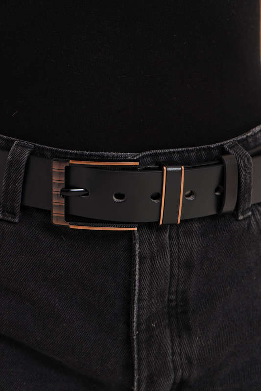 Unisex Classic PU Leather Prong Belt