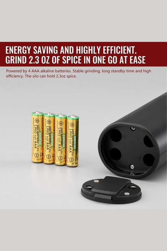 Automatic Salt &amp; Pepper Grinder With Batteries