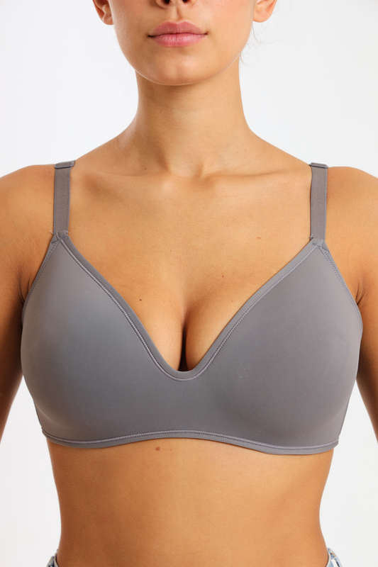 Branded 2 Pack Montelle Plush Wirefree T-Shirt Comfort Bra C-D-DD For Large Bust