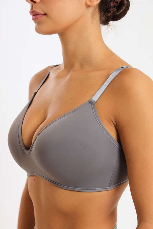 Branded 2 Pack Montelle Plush Wirefree T-Shirt Comfort Bra C-D-DD For Large Bust