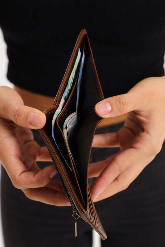 Camel Mountain Bi-Fold Geniun Leather Multiple Slot Card Wallet With Coin Pocket