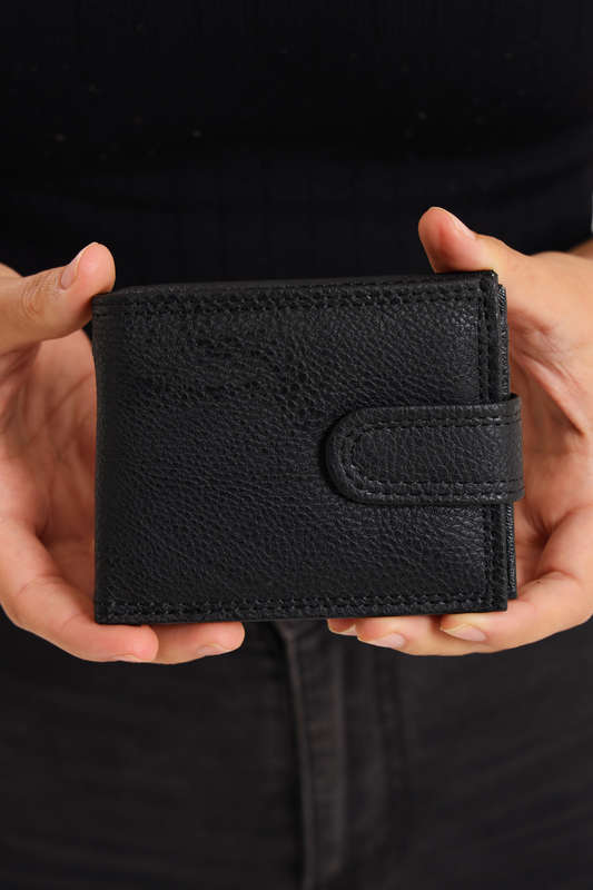 Classic Black PU Leather Multiple Card Wallet
