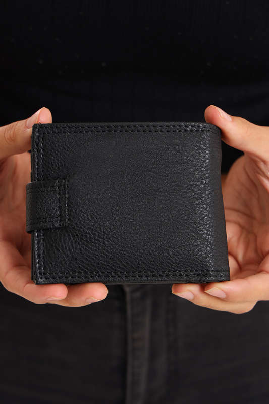 Classic Black PU Leather Multiple Card Wallet
