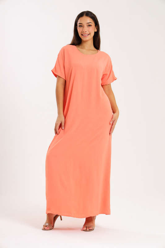Jasmin Classic Maxi Short Sleeve Dress