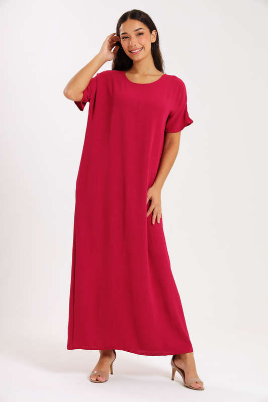 Jasmin Classic Maxi Short Sleeve Dress
