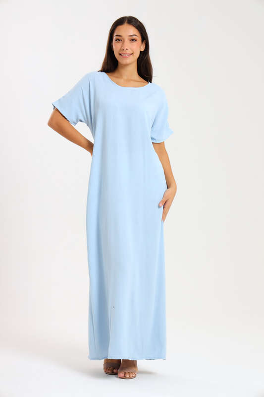 Jasmin Classic Maxi Short Sleeve Dress