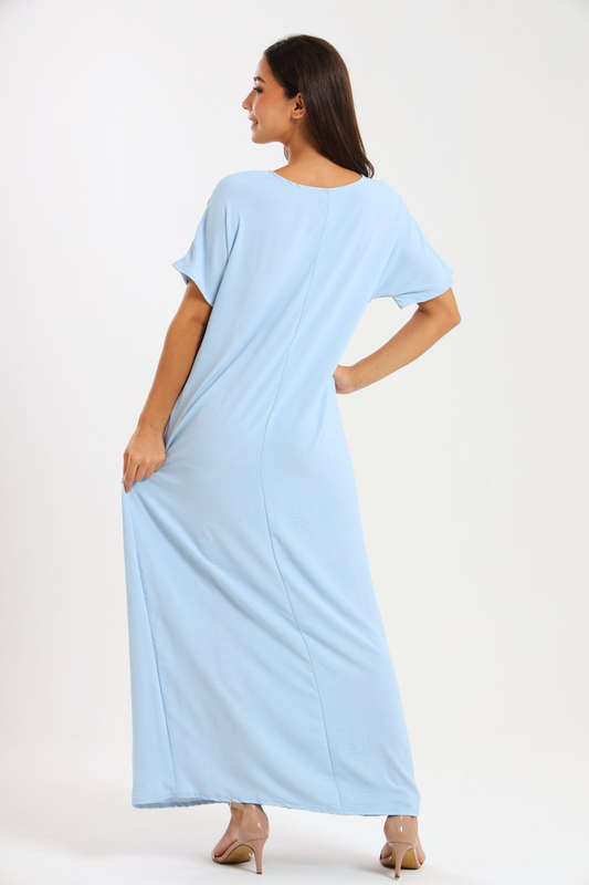 Jasmin Classic Maxi Short Sleeve Dress