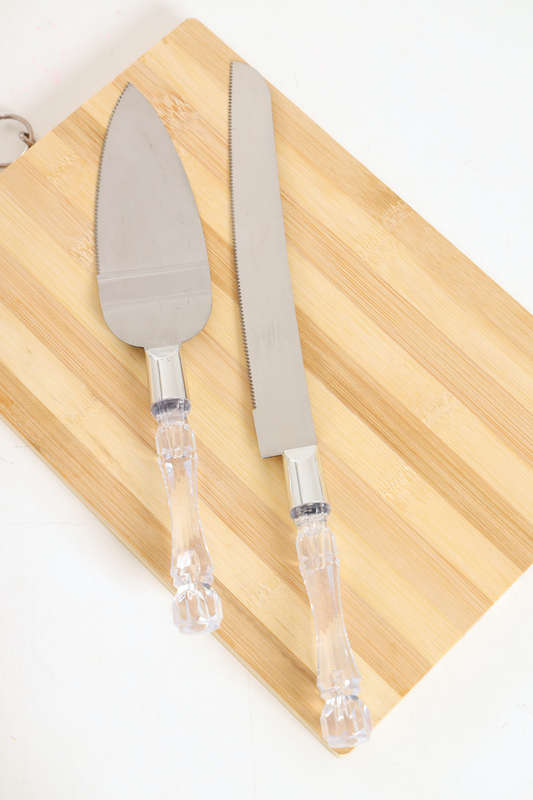 Knife &amp; Cake Lifter 2 Piece Stainless Steel Set