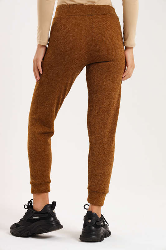 Ladies Italian Ribbed Track Pants with Pockets