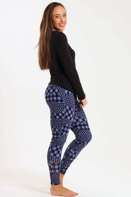 Ladies Printed Comfy Long Sleeve Pyjama Set