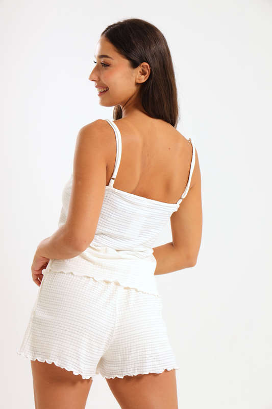 Ladies Sleeveless Summer Shorty Pyjama Set