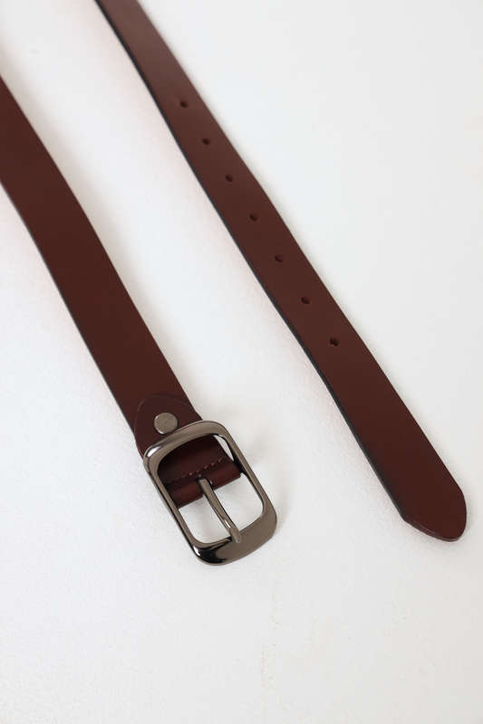 Ladies Slimline PU Leather Belt 1200mm x 30mm