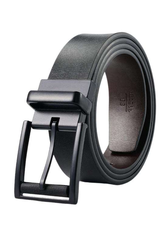 Mens Reversable Premium PU Leather Belt 35mm X 1300mm