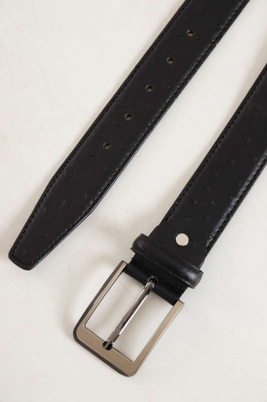 Ostrich PU Leather Belt 30mm