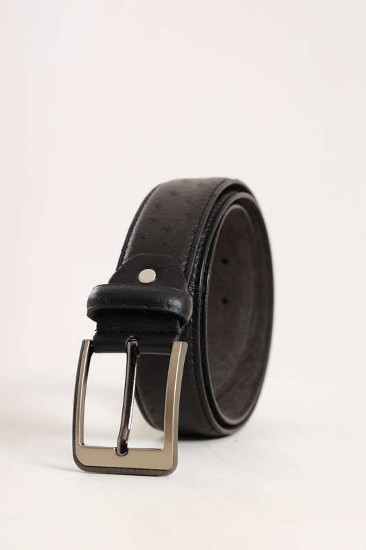 Ostrich PU Leather Belt 30mm