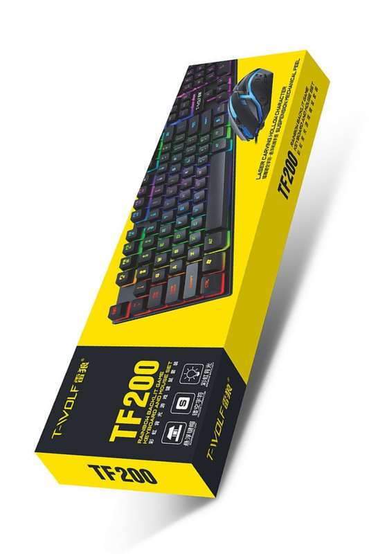 T-Wolf Professional Mechanical Gaming Keyboard &amp; Mouse Combo