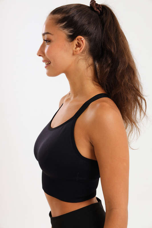 Senza®High Impact Performance Crop Top Padded Sports Bra