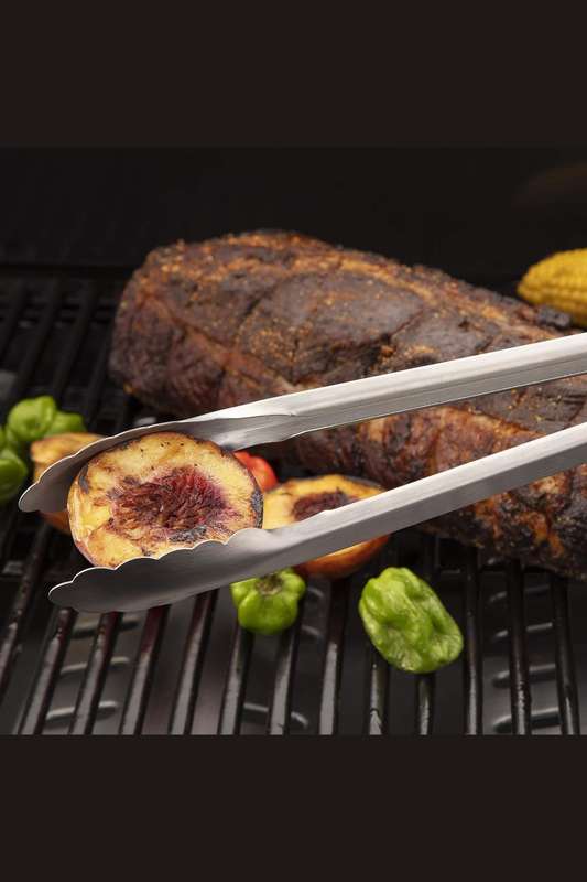 Senza® 2 Pack Stainless Steel Braai and Grilling Tongs with Locking Mechanism