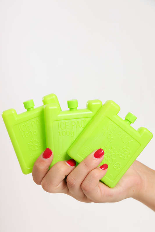 Senza® 3 Pcs Ice Pack For Lunch Box and Cooler Bag