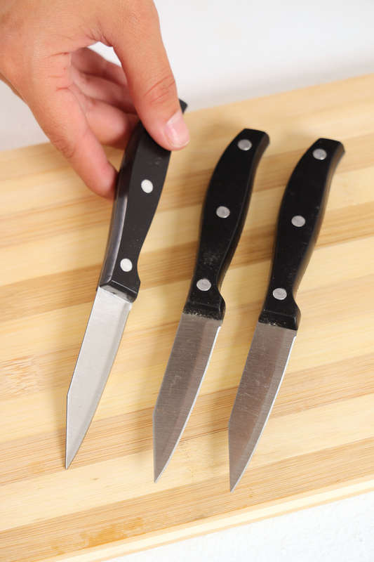 Senza® 3 Piece Stainless Steel Fruit Knife Set