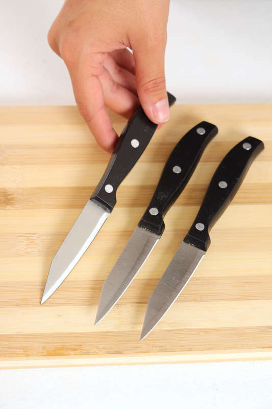 Senza® 3 Piece Stainless Steel Fruit Knife Set