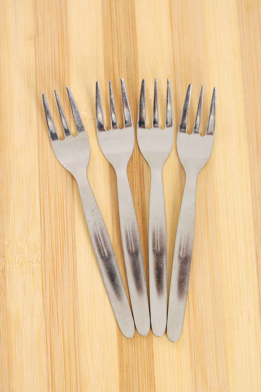 Senza® 4 Pc Stainless Steel Mini Cake Folk Set