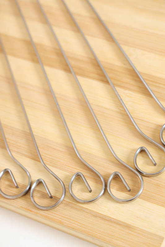 Senza® 6 Pack Of Six Flat Sided BBQ Skewers