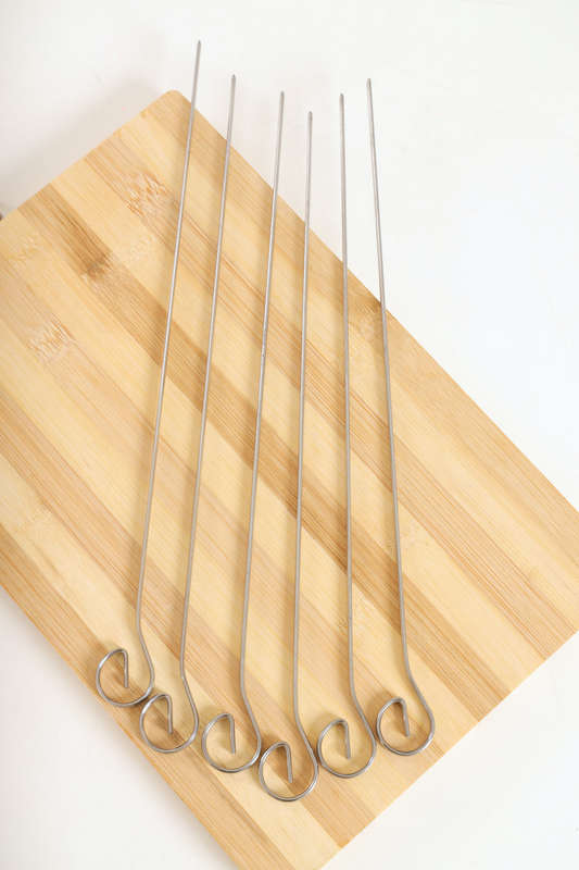 Senza® 6 Pack Of Six Flat Sided BBQ Skewers