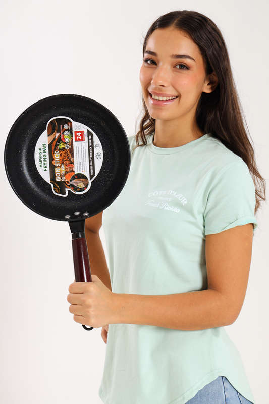 Senza® Maifanshi Non-Stick Frying Pan 24cm With Wooden Handle