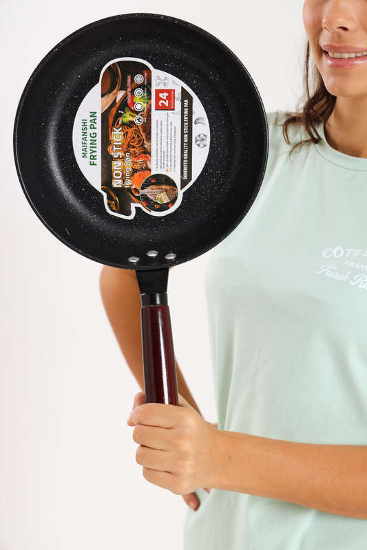 Senza® Maifanshi Non-Stick Frying Pan 24cm With Wooden Handle