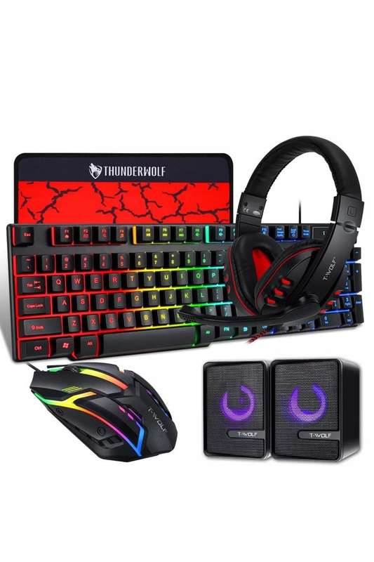 T-Wolf 5 in 1 Gaming Keyboard Combo TF850