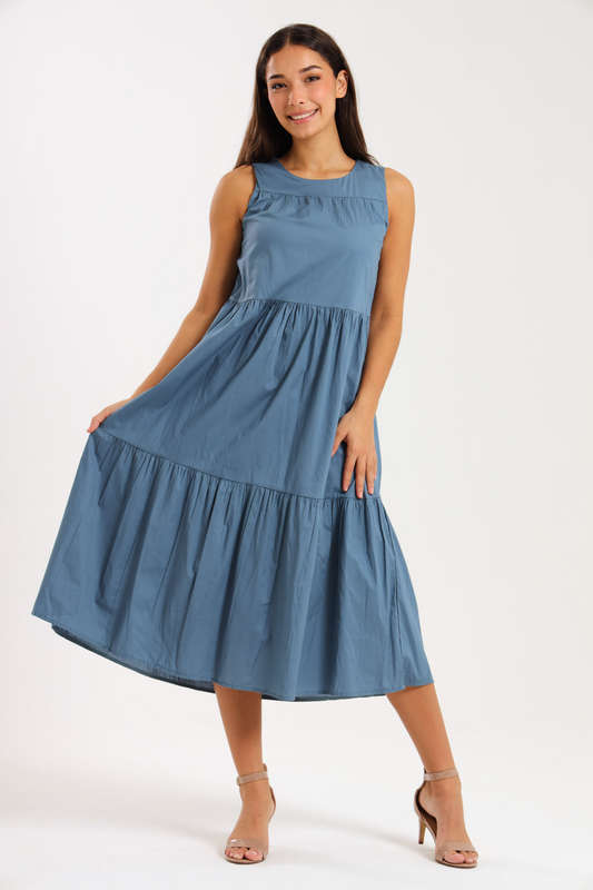 Tamia Sleeveless Tierd Summer Dress