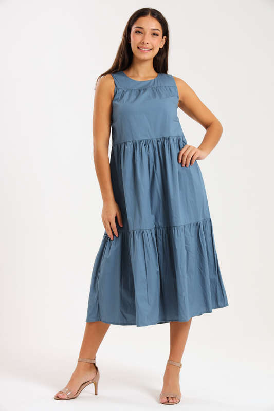Tamia Sleeveless Tierd Summer Dress