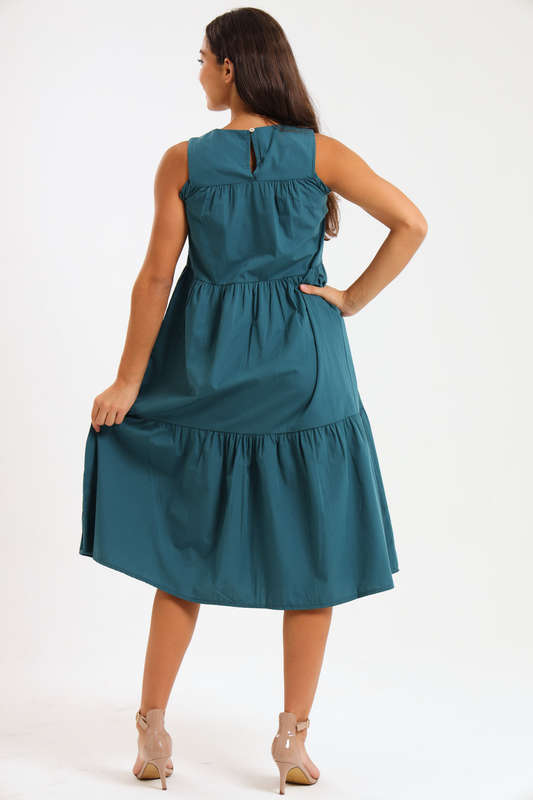 Tamia Sleeveless Tierd Summer Dress