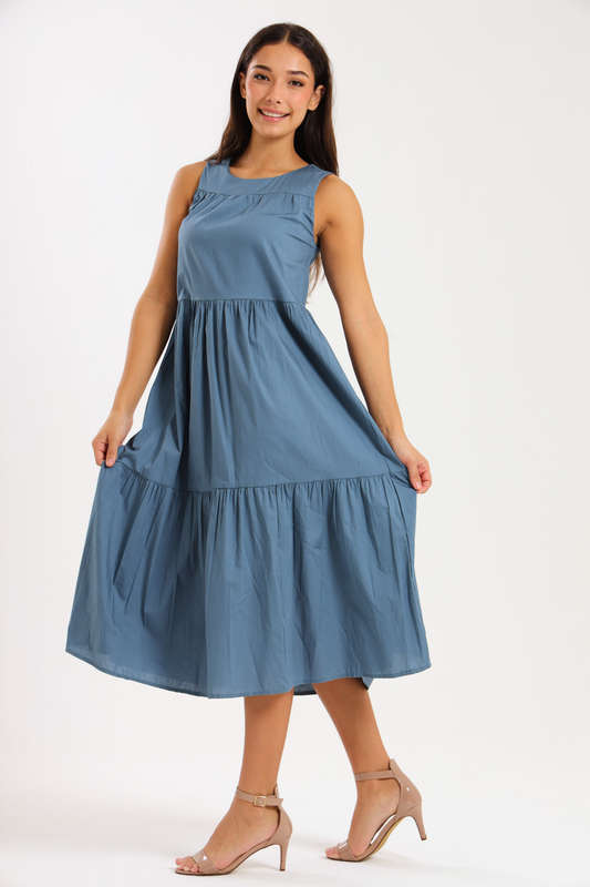 Tamia Sleeveless Tierd Summer Dress