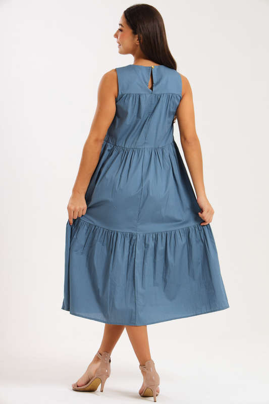 Tamia Sleeveless Tierd Summer Dress