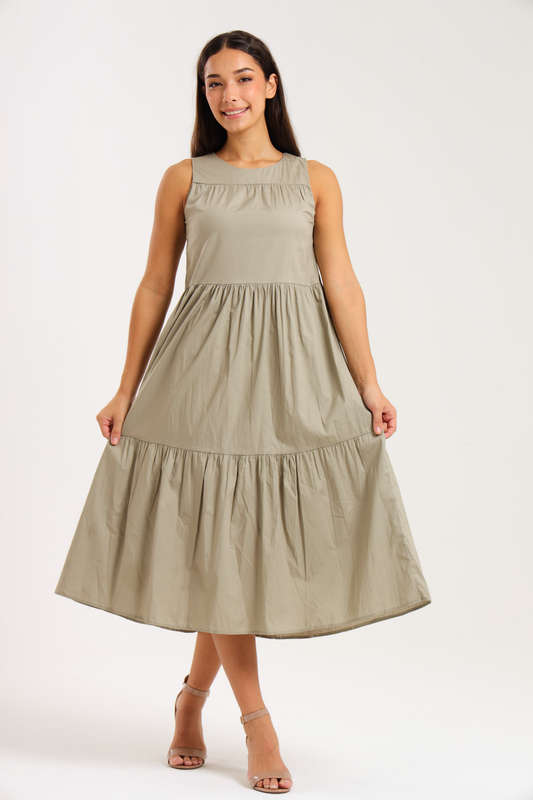 Tamia Sleeveless Tierd Summer Dress