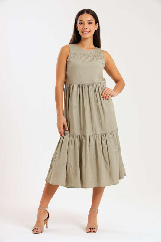 Tamia Sleeveless Tierd Summer Dress