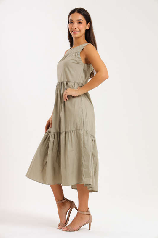 Tamia Sleeveless Tierd Summer Dress