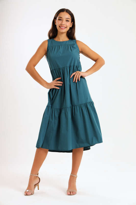 Tamia Sleeveless Tierd Summer Dress