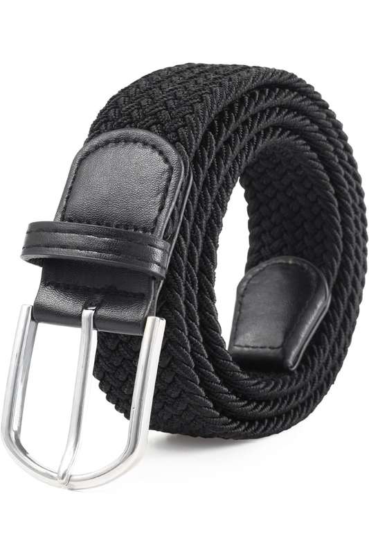Unisex Braided Stretch Elastic Belt