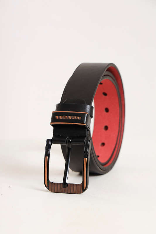 Unisex Classic PU Leather Prong Belt