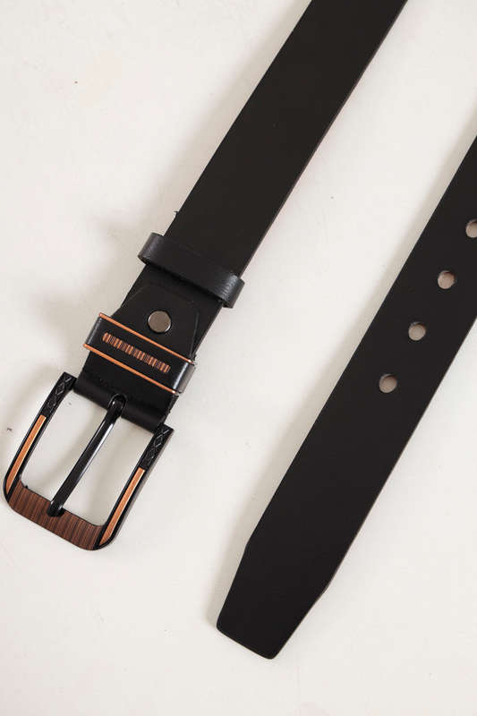 Unisex Classic PU Leather Prong Belt