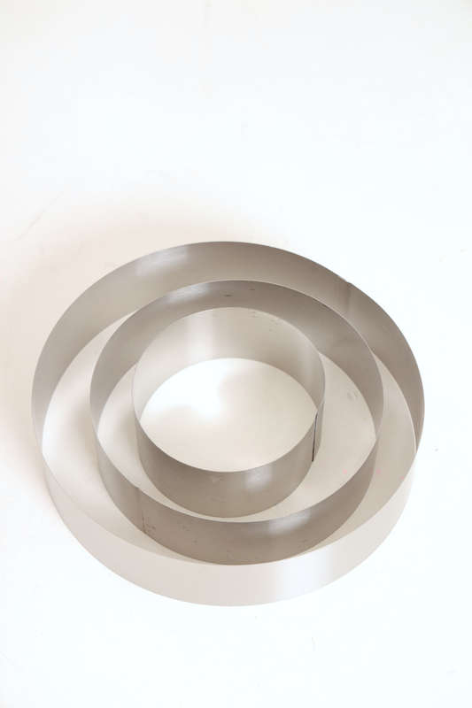 3 Piece Stainless Steel Cake Ring Baking Set