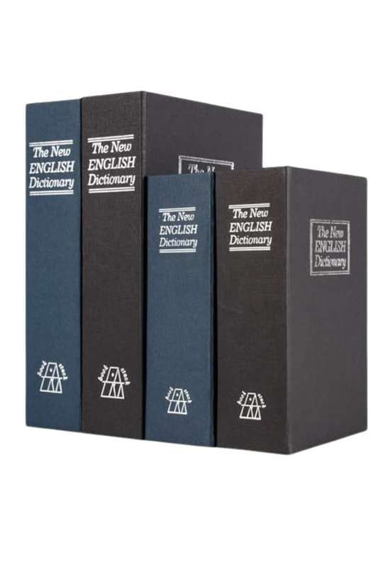 Portable Metal Dictionary Safe Box