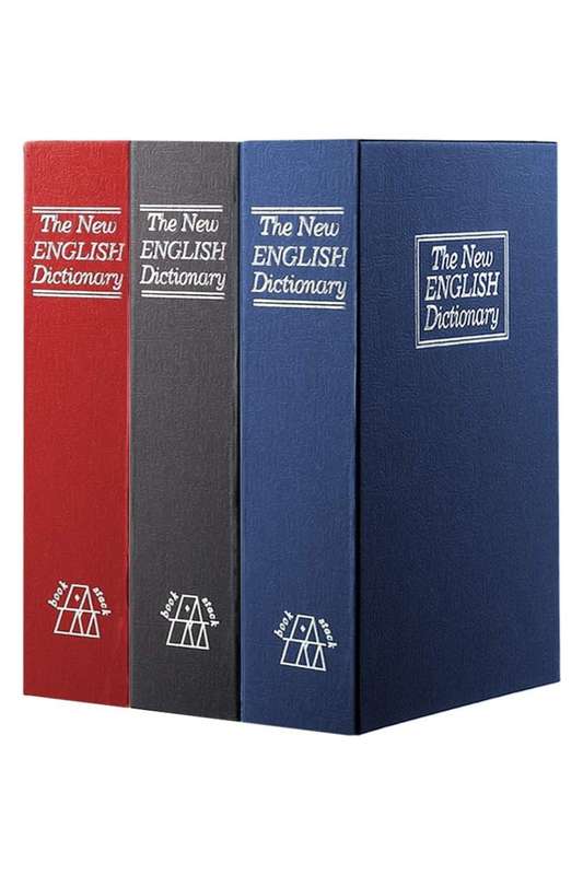 Portable Metal Dictionary Safe Box