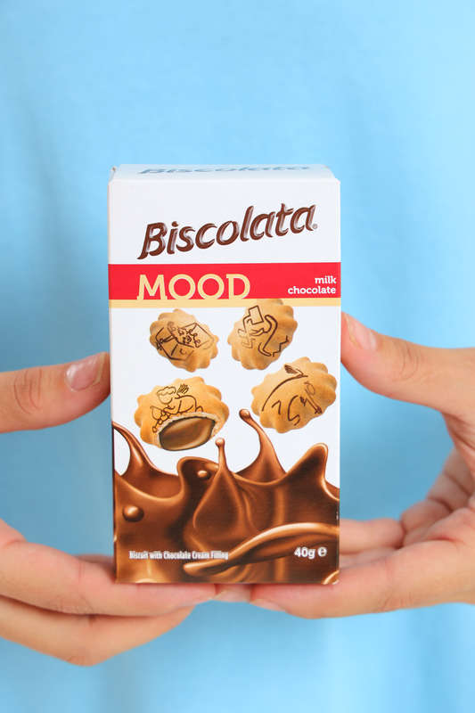 Biscolata Mood Cookies with Chocolate Filling