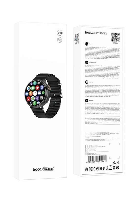Hoco Y18 Call Version Bluetooth Smart Sports Watch